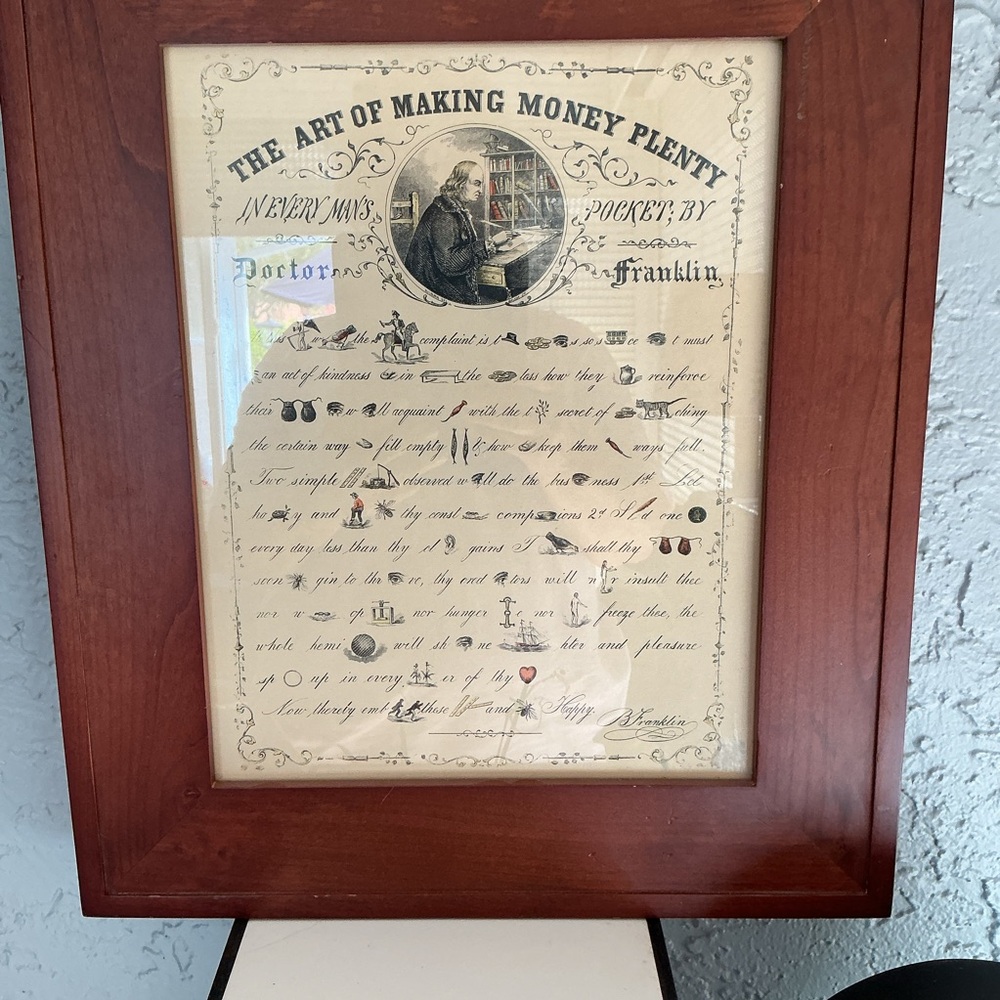 Framed Art Print with Wooden Frame